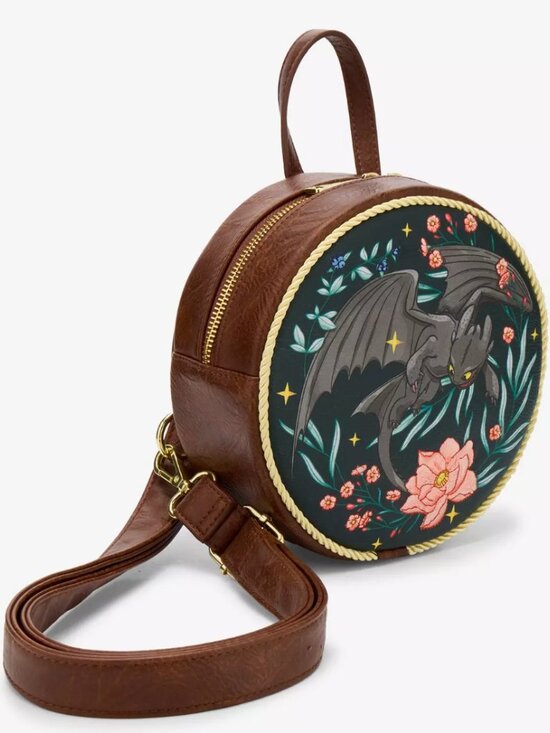 Loungefly DreamWorks How To Train Your Dragon Toothless Floral Mini Backpack - E main image 3